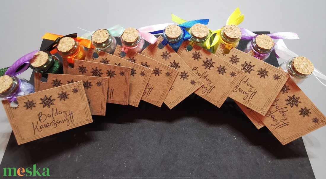 Mini fürdősó - köszönőajándék 7 cm - szépségápolás - szappan & fürdés - fürdősó, fürdőgolyó, habfürdő - Meska.hu Mini fürdősó - köszönőajándék 7 cm - szépségápolás - szappan & fürdés - fürdősó, fürdőgolyó, habfürdő - Meska.hu