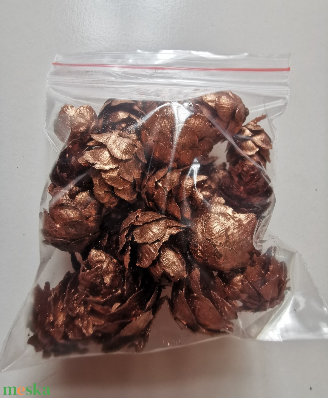 Mini toboz bronz színű 200 gramm - diy (csináld magad) - egységcsomag - Meska.hu