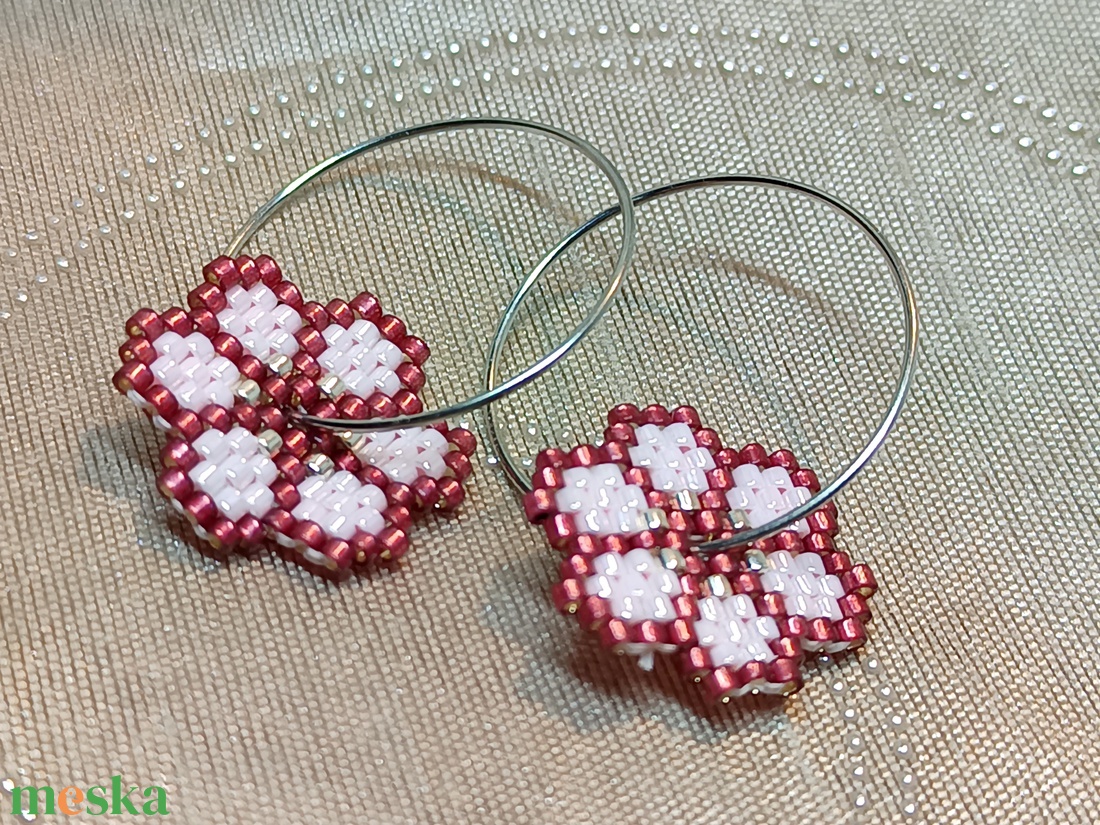 Nefelejcs - ékszer - fülbevaló - lógó fülbevaló - Meska.hu