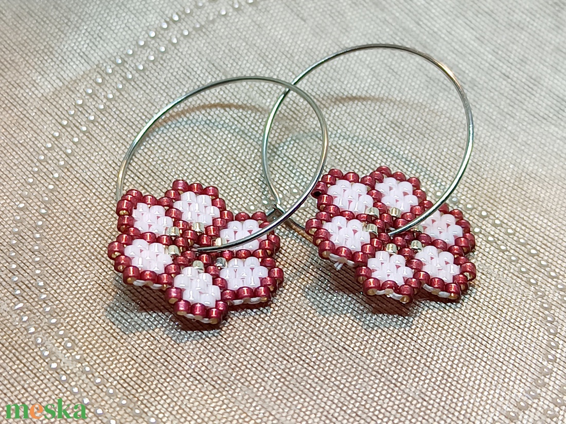 Nefelejcs - ékszer - fülbevaló - lógó fülbevaló - Meska.hu