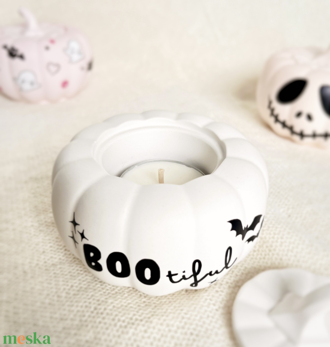 BOO-tiful mécsestartó - otthon & életmód - gyertya, illat, aroma - mécses és mécsestartó - Meska.hu BOO-tiful mécsestartó - otthon & életmód - gyertya, illat, aroma - mécses és mécsestartó - Meska.hu