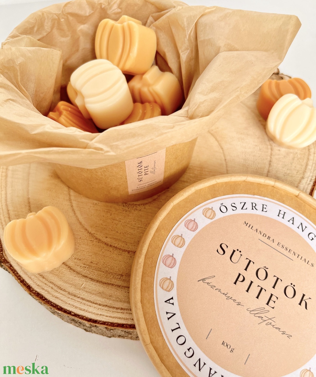 Sütőtök pite illatviasz - otthon & életmód - gyertya, illat, aroma - illatviasz - Meska.hu Sütőtök pite illatviasz - otthon & életmód - gyertya, illat, aroma - illatviasz - Meska.hu