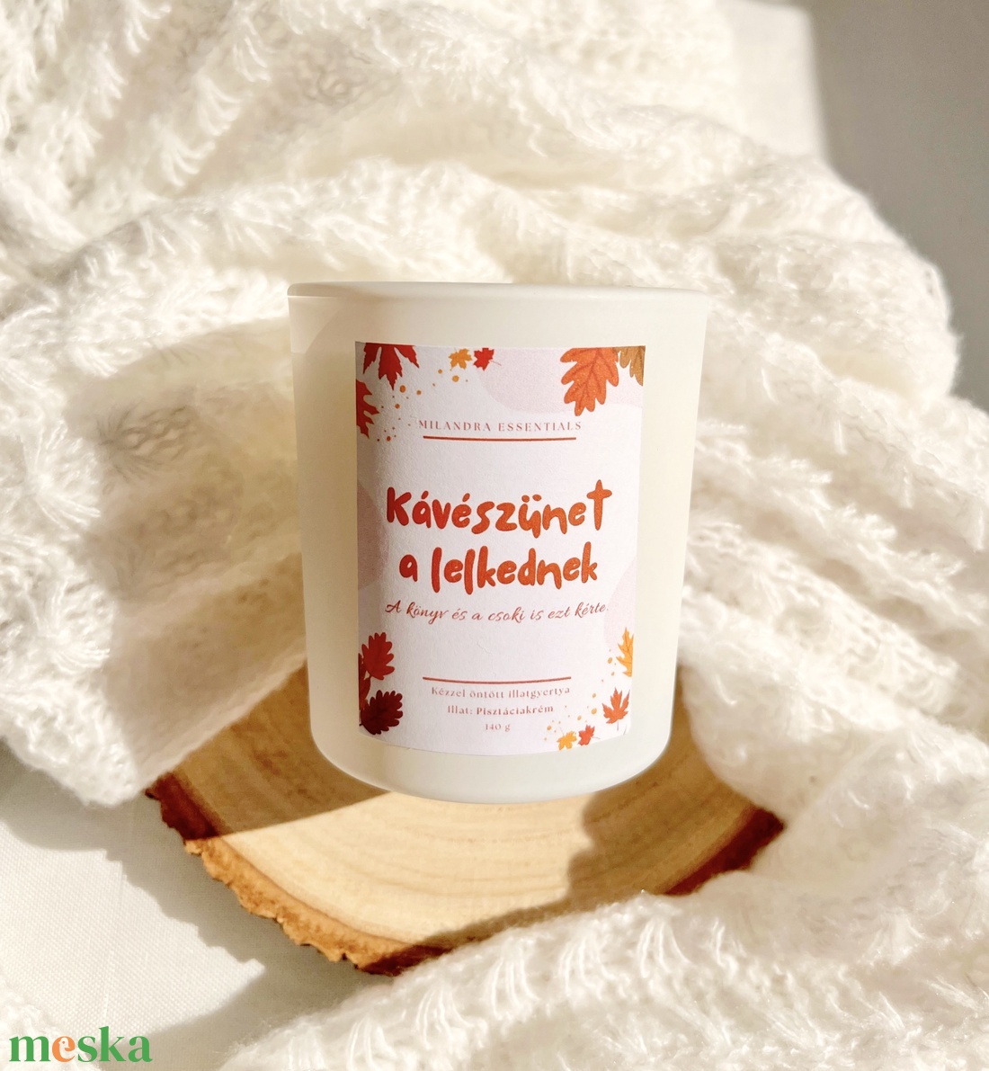 Kávészünet a lelkednek - Illatgyertya - otthon & életmód - gyertya, illat, aroma - gyertya - Meska.hu