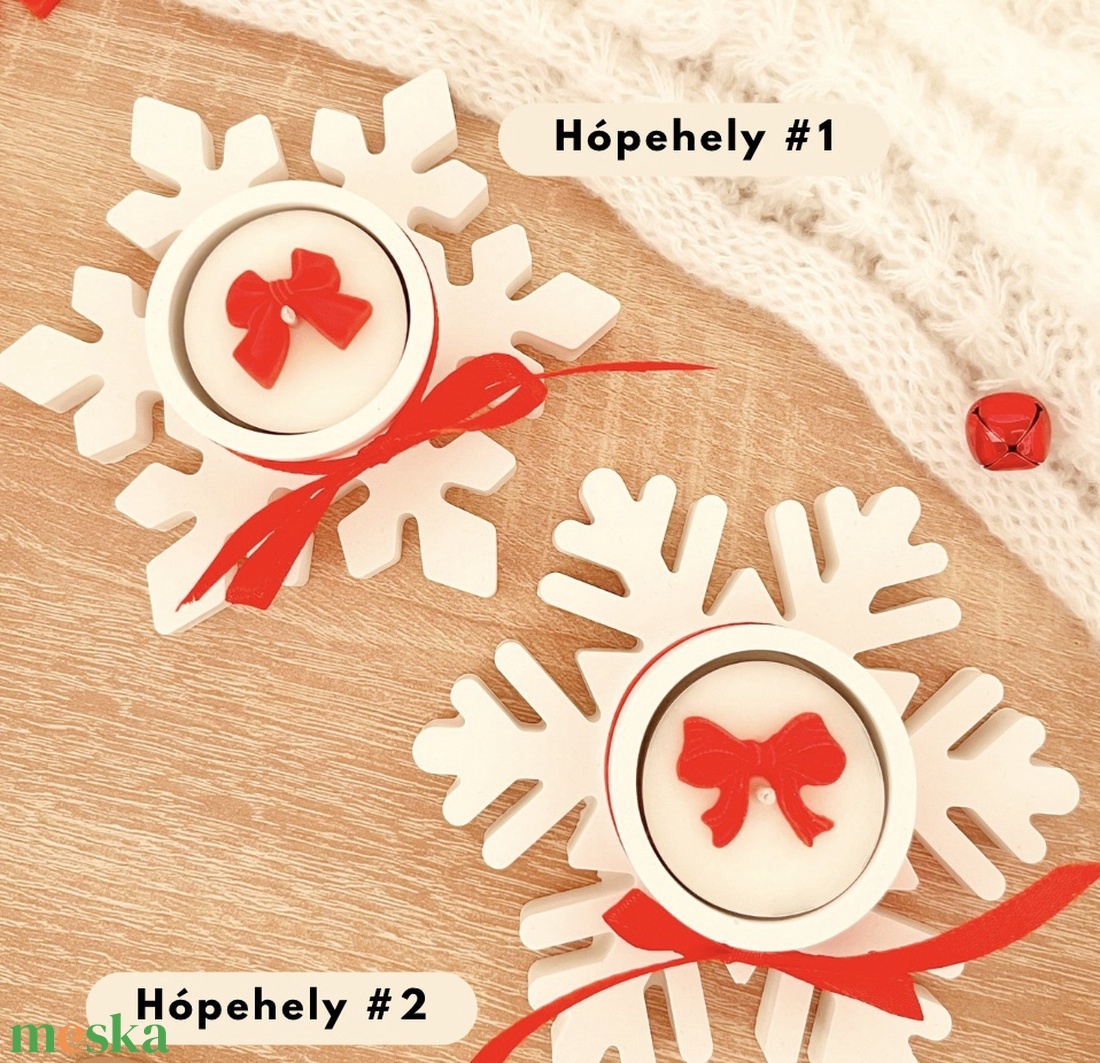 Karácsonyi mécsestartó ajándékcsomag - illatmécsessel - otthon & életmód - gyertya, illat, aroma - mécses és mécsestartó - Meska.hu