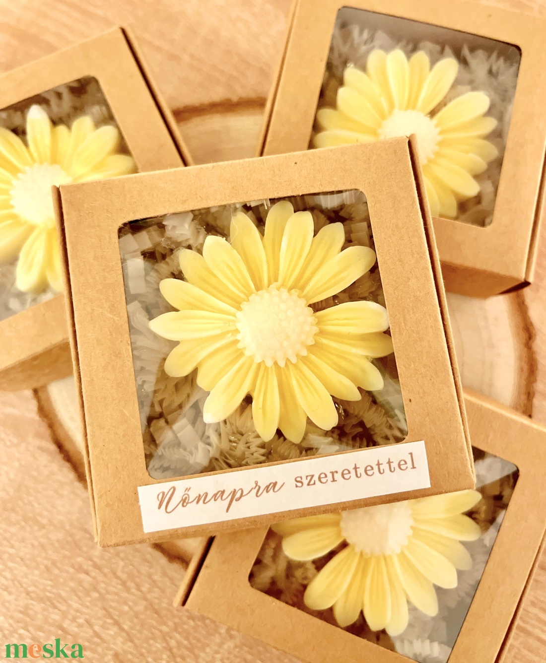 Margaréta illatviasz Nőnapra - otthon & életmód - gyertya, illat, aroma - illatviasz - Meska.hu