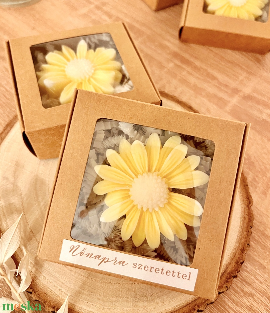 Margaréta illatviasz Nőnapra - otthon & életmód - gyertya, illat, aroma - illatviasz - Meska.hu