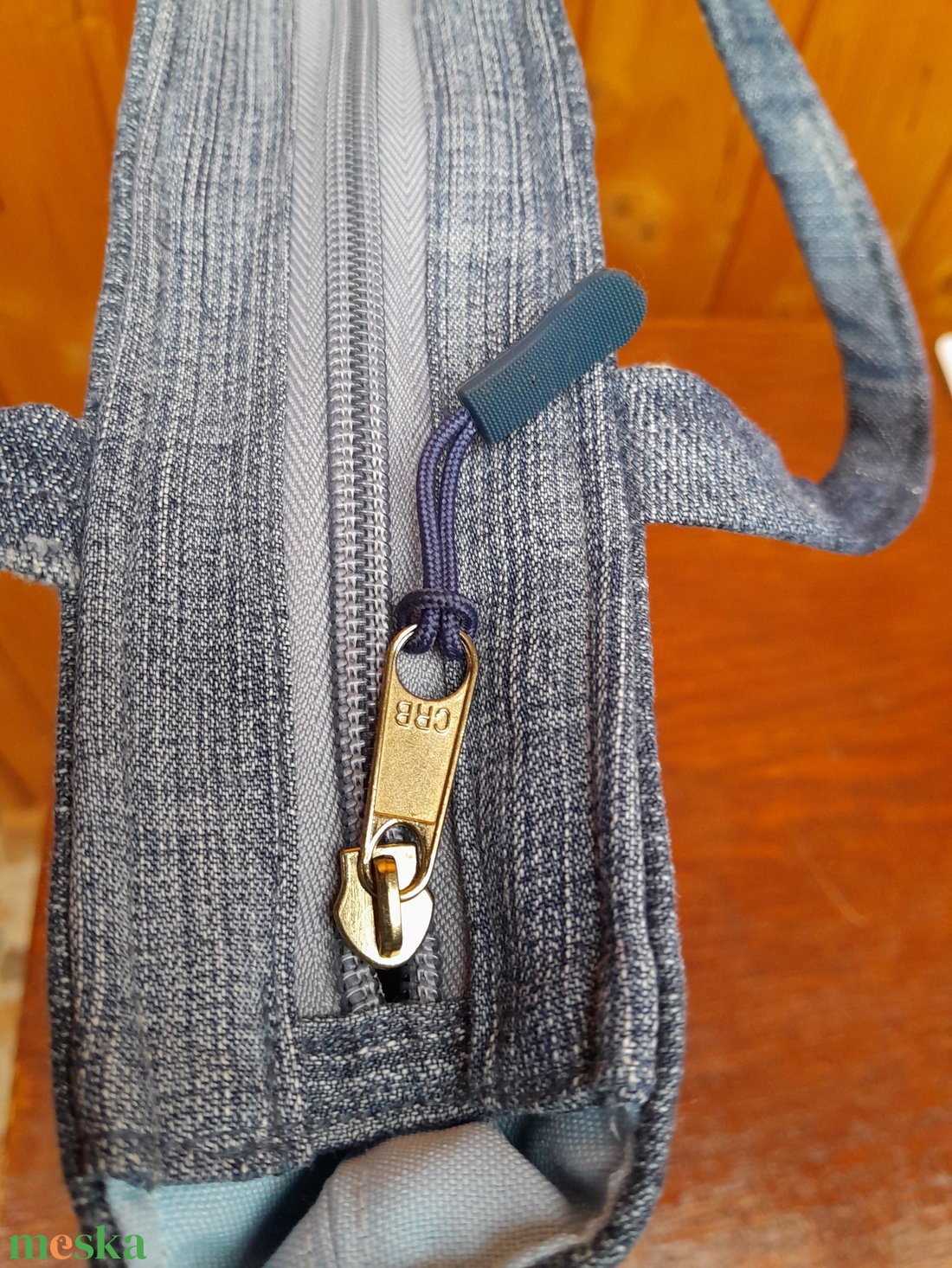 Farmertáska neszeszerrel - táska & tok - kézitáska & válltáska - kézitáska - Meska.hu