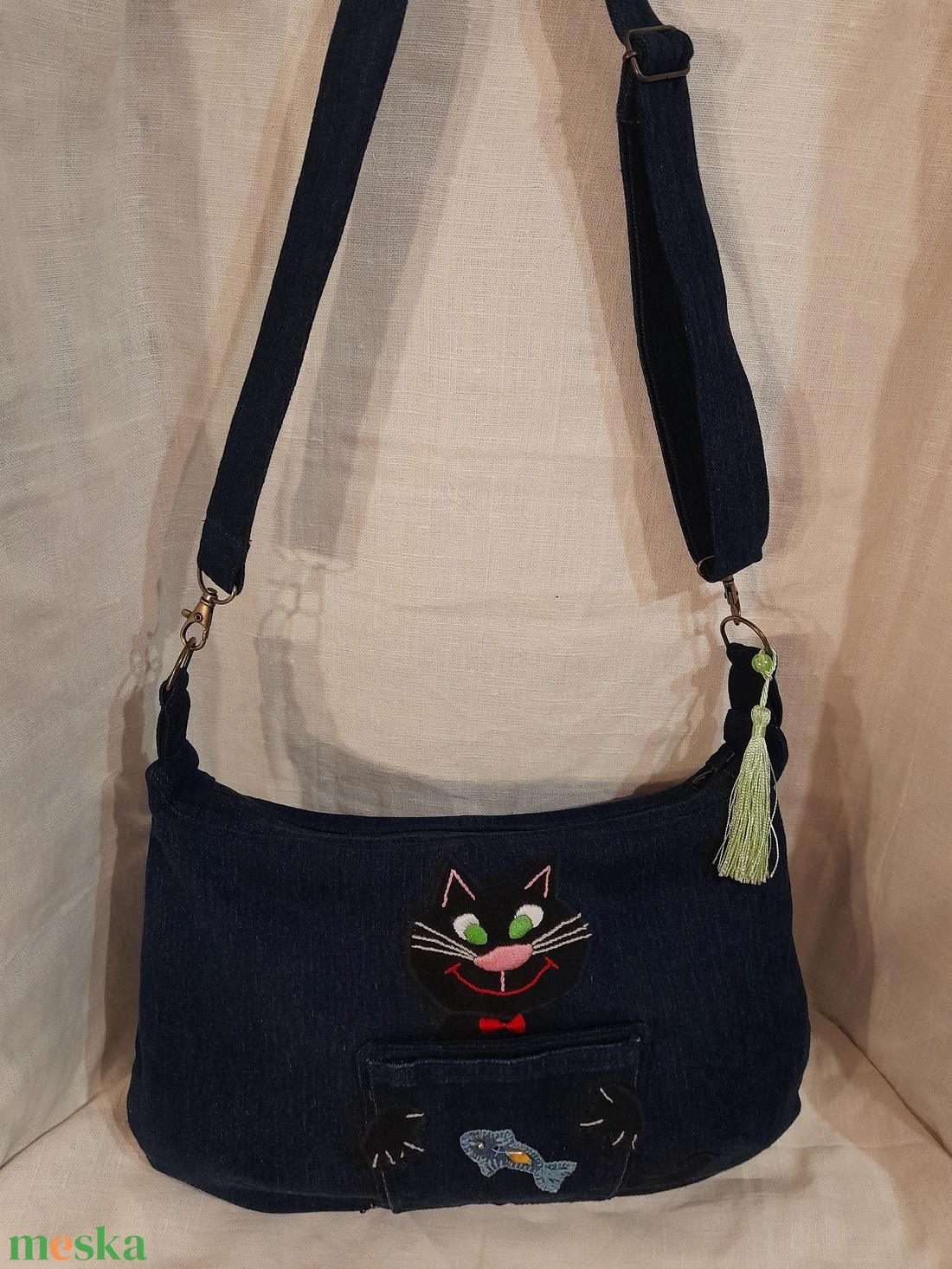 Cica kedvelőknek - táska & tok - kézitáska & válltáska - kézitáska - Meska.hu