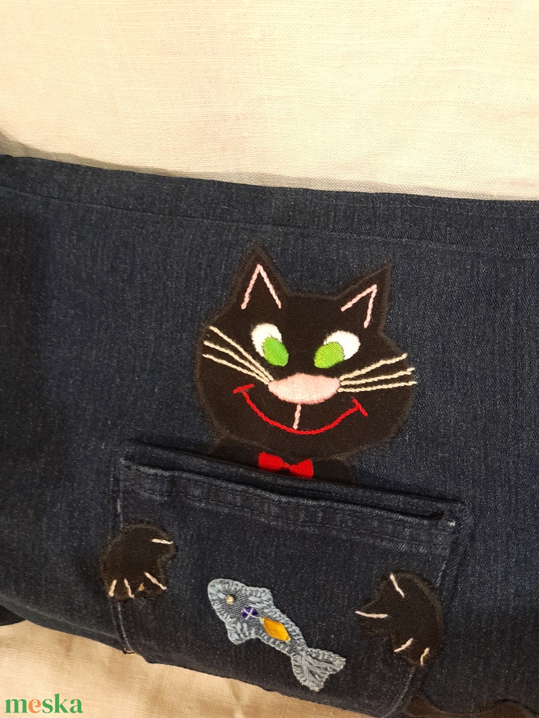 Cica kedvelőknek - táska & tok - kézitáska & válltáska - kézitáska - Meska.hu