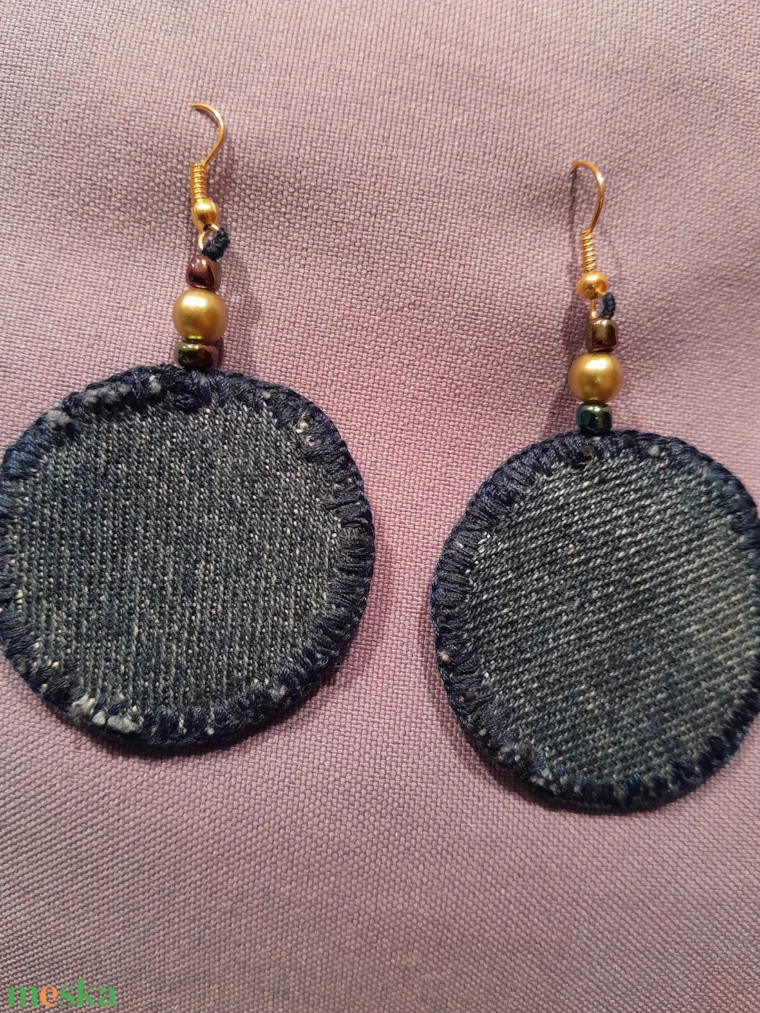 Fülbevaló kalocsai - ékszer - fülbevaló - lógó fülbevaló - Meska.hu