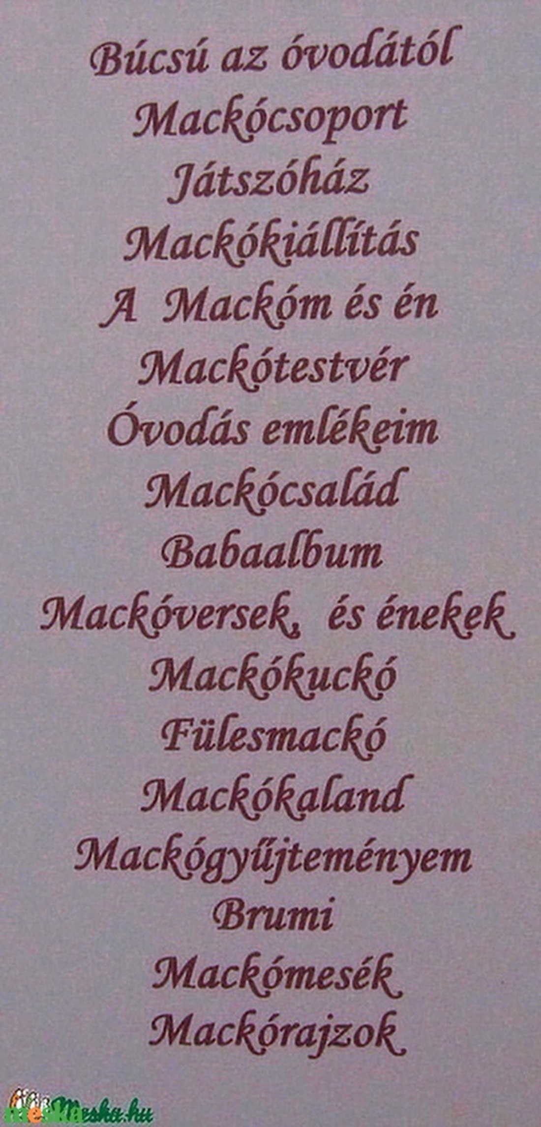 Óvodás emlékeim - album - Mackócsoport - óvónéni - ballagás - csoportajándék - búcsúajándék - örök emlé - egyedi ajándék - otthon & lakás - papír írószer - album & fotóalbum - Meska.hu