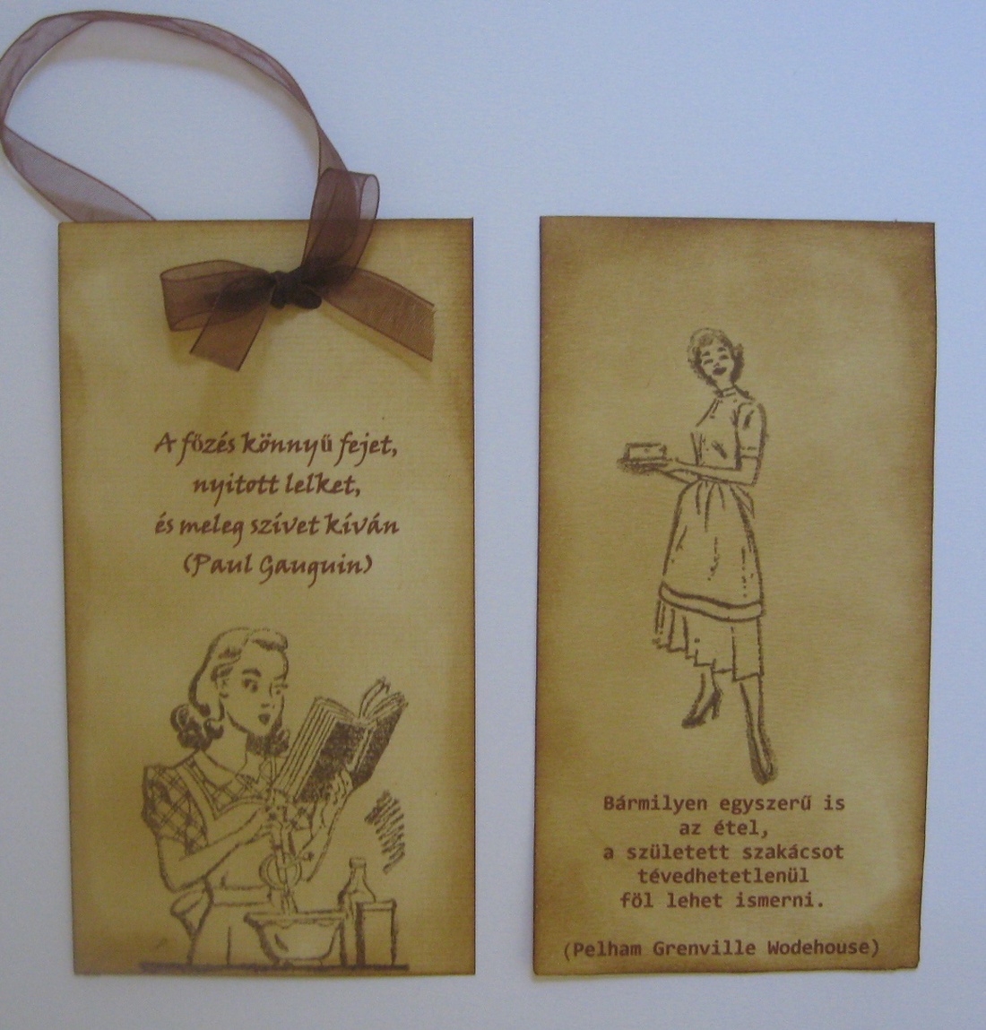 Osztálytalálkozóra, iskolásoknak, könyvimádóknak - könyvjelző dombormintával, idézettel, névfelirattal -  - Meska.hu