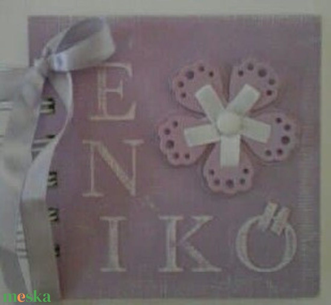 Névre szóló - dombormintás betűkkel - album - barátnő - lánybúcsú - születésnap - mindennapokra - örök emlék - egyedi - otthon & életmód - papír, írószer - album & fotóalbum - Meska.hu