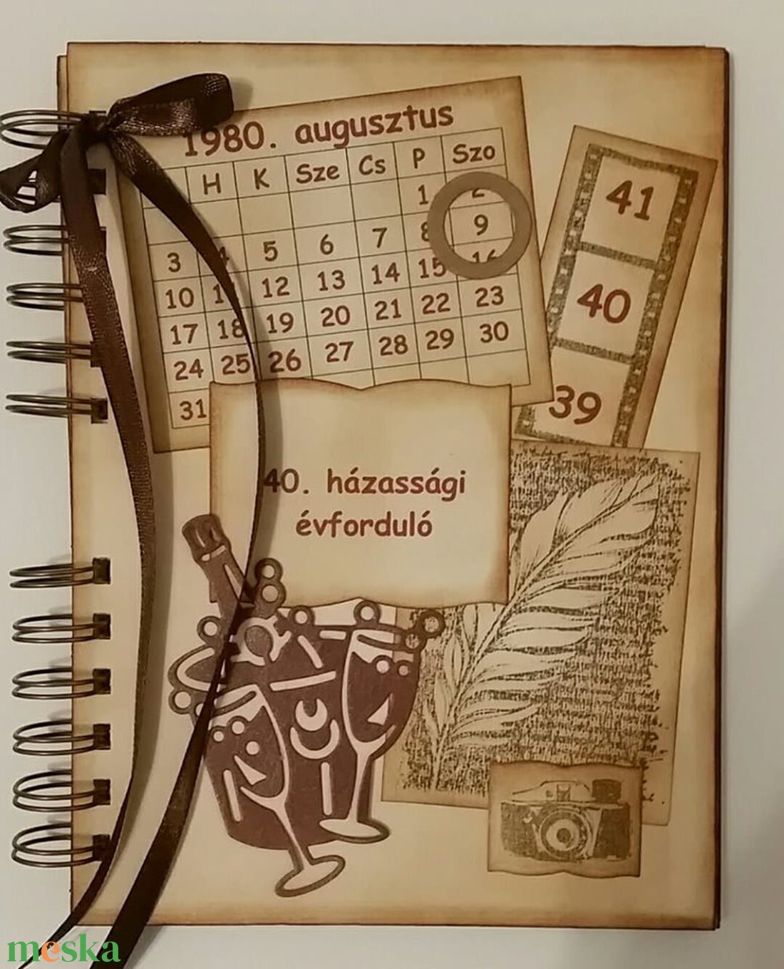 Ajándékötlet - házassági évforduló - esküvő - eljegyzés - - Emlékmegőrző - album - naptárral - - Meska.hu Ajándékötlet - házassági évforduló - esküvő - eljegyzés - - Emlékmegőrző - album - naptárral - - Meska.hu