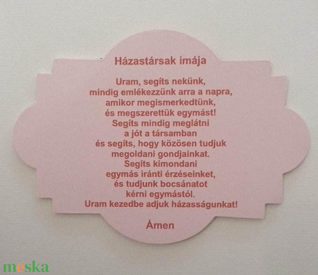 Házastársak imája - szalaggal - szalag nélkül - falikép - dekoráció - otthon & életmód - dekoráció - kép & falikép - táblakép - Meska.hu Házastársak imája - szalaggal - szalag nélkül - falikép - dekoráció - otthon & életmód - dekoráció - kép & falikép - táblakép - Meska.hu