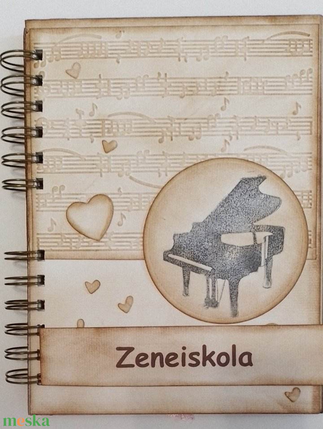 Zongorajáték - zenekedvelőknek , zenetanároknak - album - zongoraverseny - zeneiskolás vagyok - csoportajándék - emlék - otthon & lakás - papír írószer - album & fotóalbum - Meska.hu