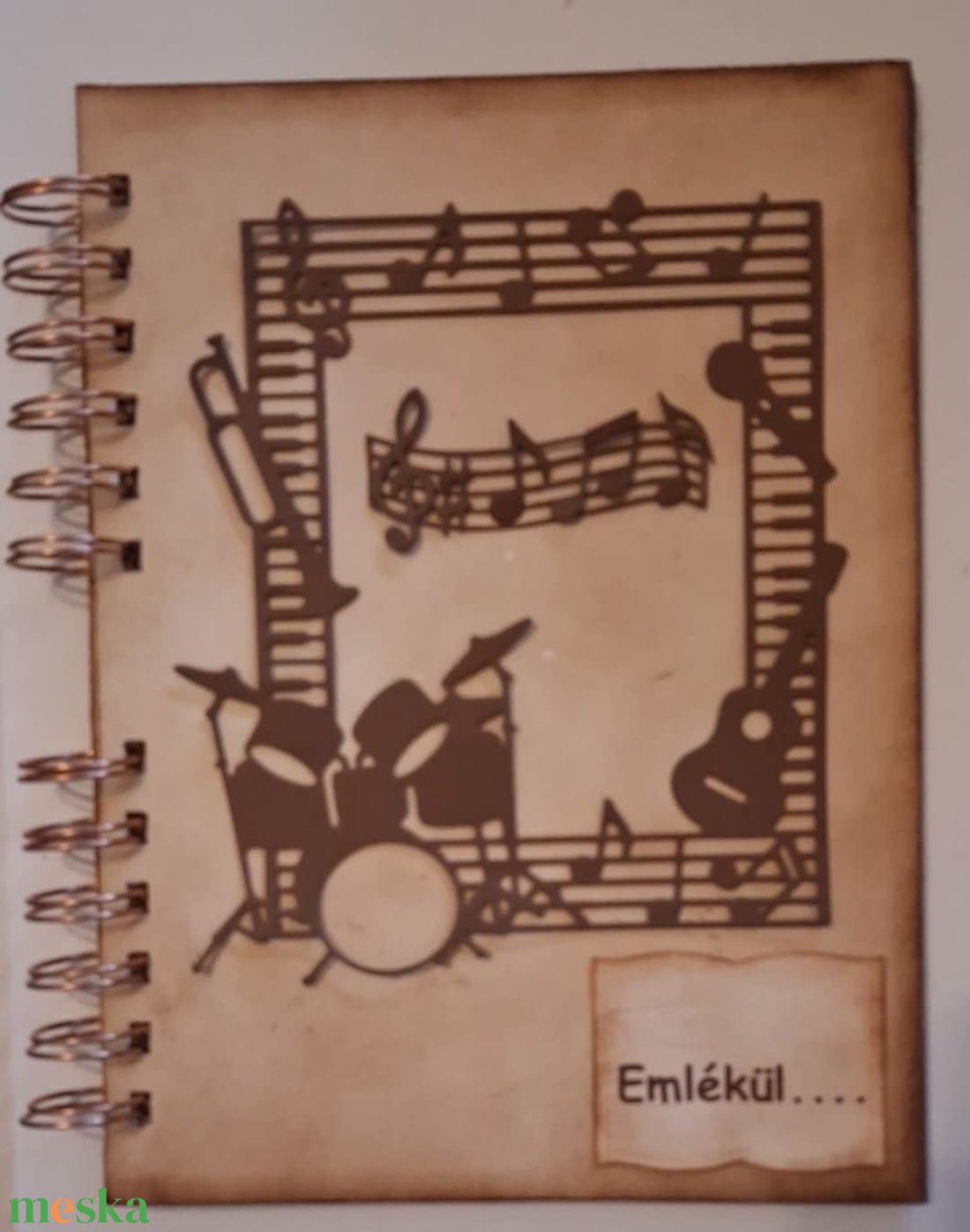 Új mintával készült album - emlékek - élmények - emlékmegőrzés - jegyzetek - tervek 4 - otthon & életmód - papír, írószer - album & fotóalbum - Meska.hu
