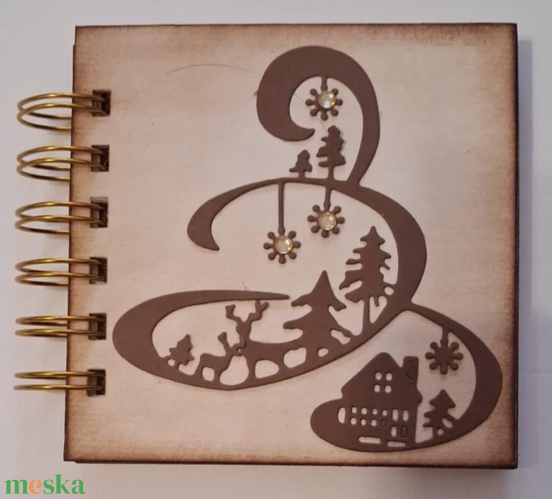 Karácsonyi album - idézetek -  emlékírás - múlt emléke - emlék a jövőnek - egyedi termék  - családi ajándékötlet9 - karácsony - karácsonyi ajándékozás - karácsonyi képeslap, üdvözlőlap, ajándékkísérő - Meska.hu