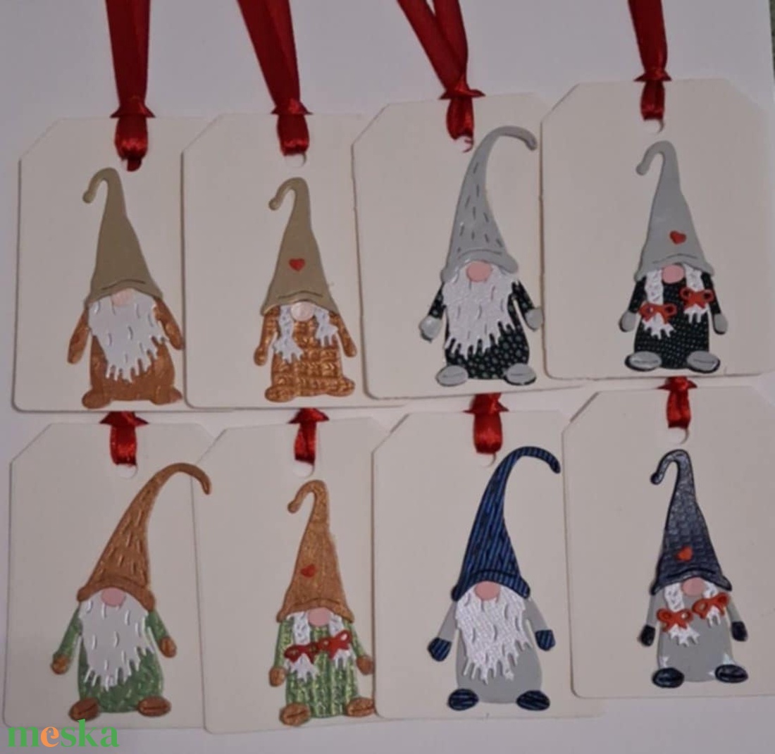 Manókedvelőknek 3. - Karácsonyi ajándékkísérő - egyedi ajándékkártya - csoportajándék - téli ünnepek - hátoldala írható  - karácsony - karácsonyi ajándékozás - karácsonyi képeslap, üdvözlőlap, ajándékkísérő - Meska.hu