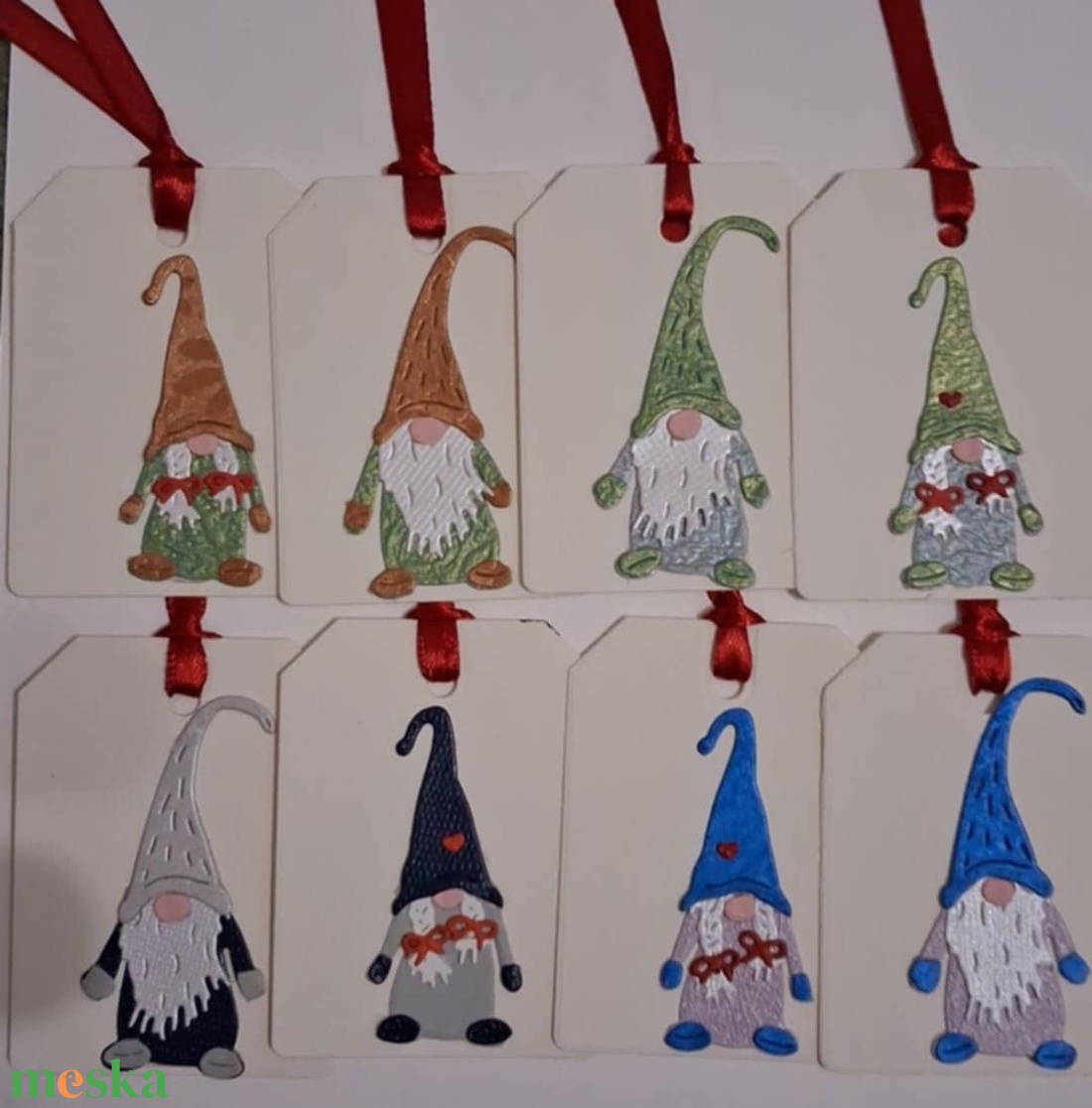 Manókedvelőknek - Karácsonyi ajándékkísérő - egyedi ajándékkártya - csoportajándék - téli ünnepek - hátoldala írható  - karácsony - karácsonyi ajándékozás - karácsonyi képeslap, üdvözlőlap, ajándékkísérő - Meska.hu