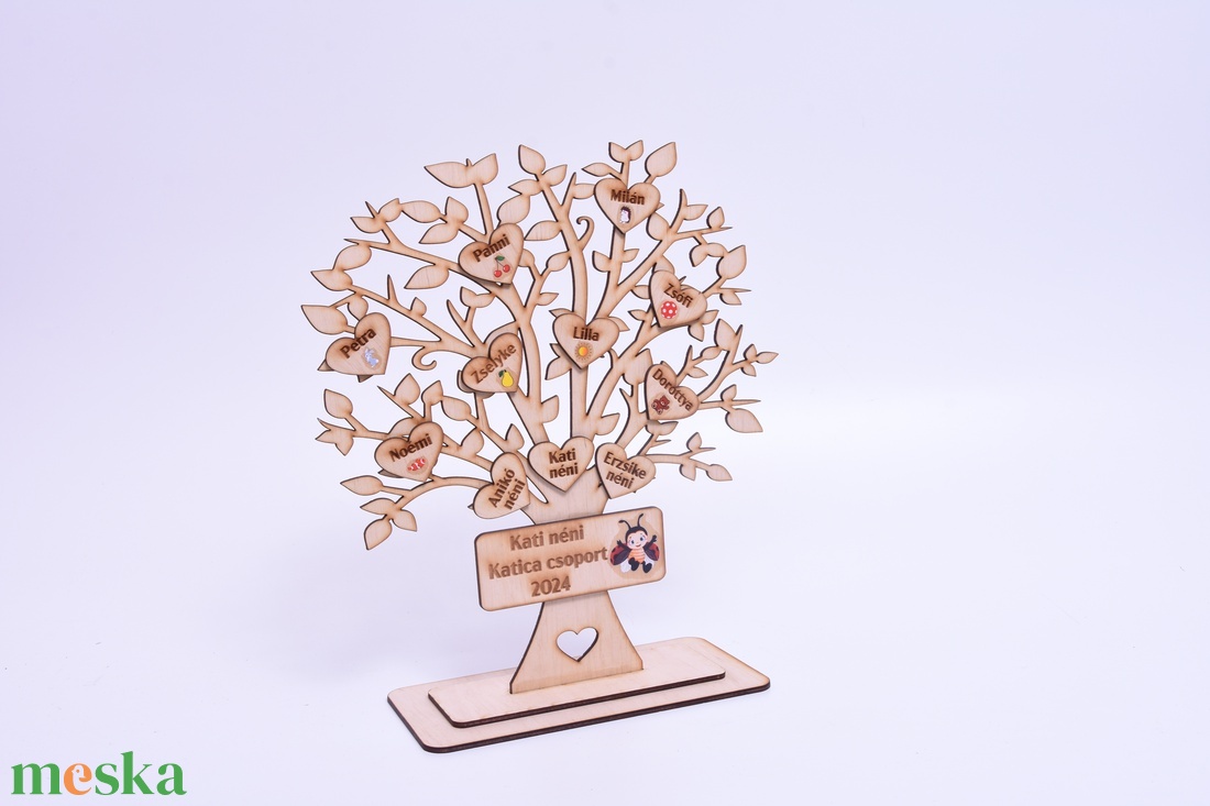 Ballagási ajándék pedagógusoknak, Életfa tábla - otthon & életmód - dekoráció - asztal és polc dekoráció - gravírozott táblák - Meska.hu