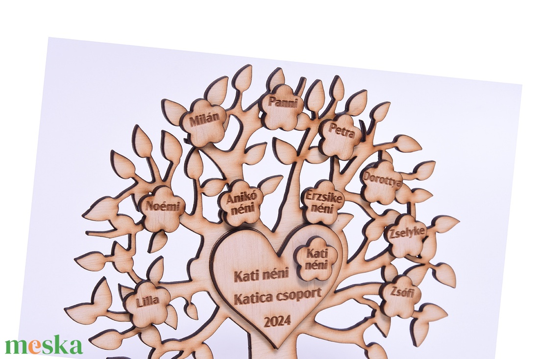 Ballagási ajándék pedagógusoknak, Életfa tábla - otthon & életmód - dekoráció - asztal és polc dekoráció - gravírozott táblák - Meska.hu