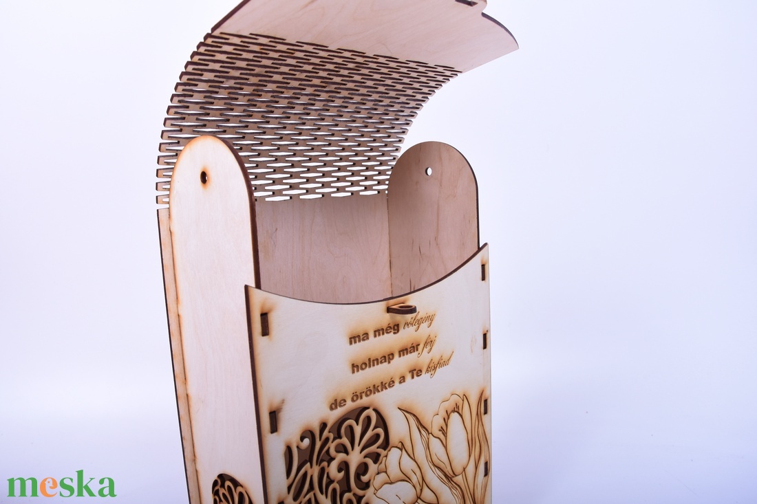 Gravírozott szülőköszöntő italtartó - esküvő - emlék & ajándék - szülőköszöntő ajándék - Meska.hu