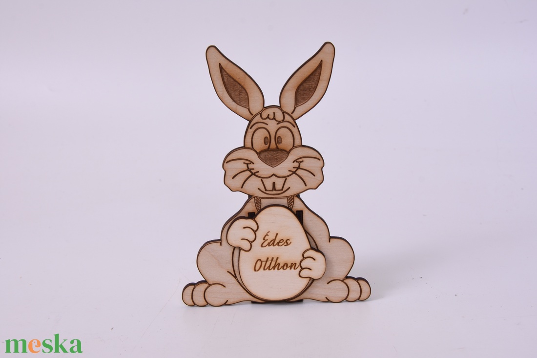 Gravírozott húsvéti nyuszi csokitartó - Édes otthon - ünnepi díszek, dekorációk - húsvéti díszek és dekorációk - húsvéti asztaldíszek - Meska.hu