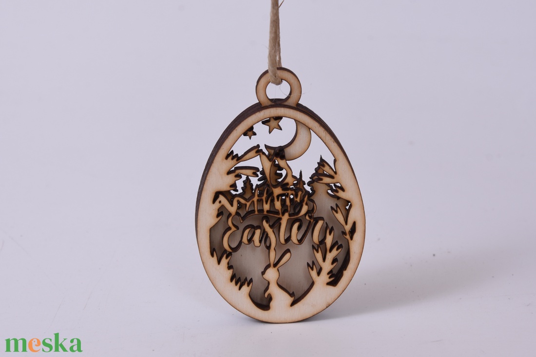 Gravírozott húsvéti tojás névvel - ünnepi díszek, dekorációk - húsvéti díszek és dekorációk - húsvéti tojás, hímestojás - Meska.hu