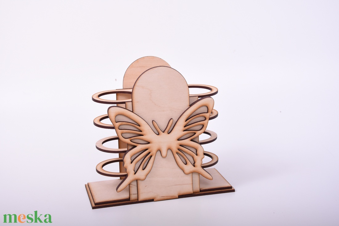 Gravírozott ceruzatartó � pillangó - otthon & életmód - tárolás & rendszerezés - íróasztali tároló - Meska.hu