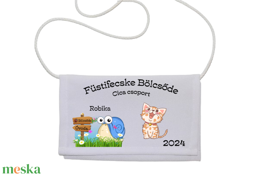 Óvodai, Bölcsődei ballagó tarisznya - egyedi mintával - táska & tok - kézitáska & válltáska - tarisznya - Meska.hu