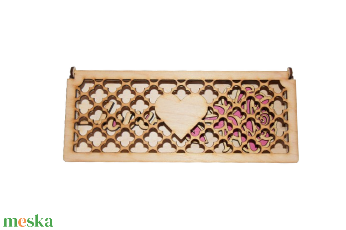 Gravírozott rózsa dobozban - otthon & életmód - dekoráció - asztal és polc dekoráció - díszdoboz - Meska.hu