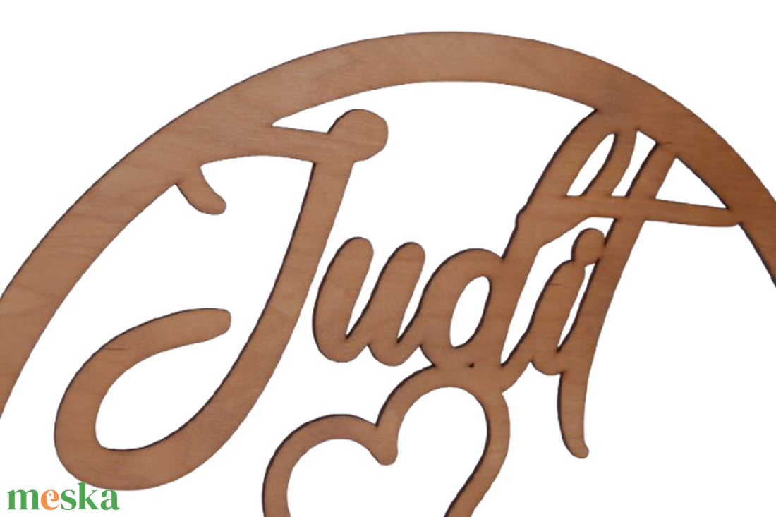 Esküvői háttér dekoráció � gravírozott nevek, monogram - esküvő - dekoráció - helyszíni dekor - Meska.hu