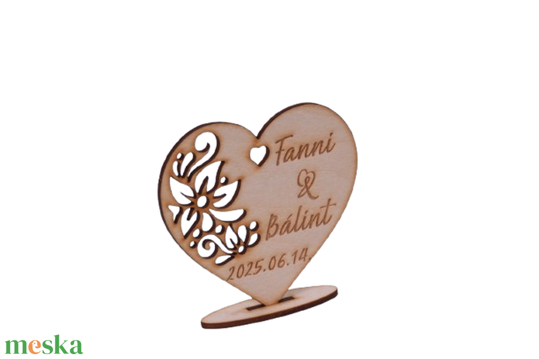 Gravírozott esküvői köszönőajándék � szív - esküvő - emlék & ajándék - köszönőajándék - Meska.hu