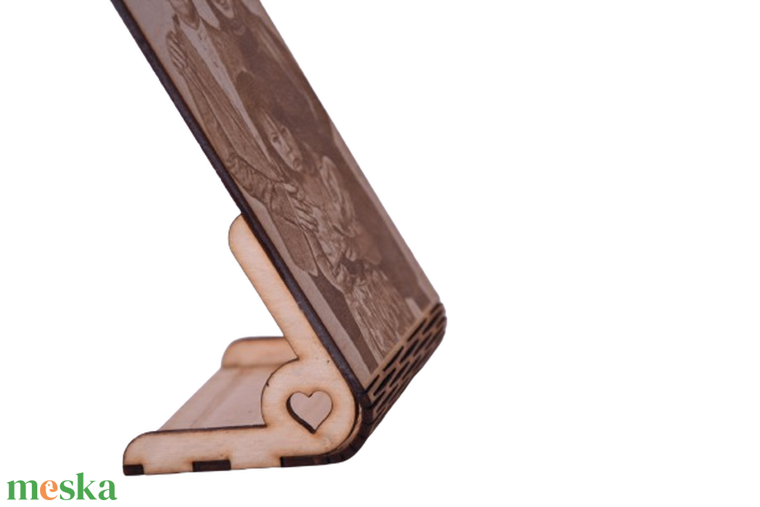 Gravírozott fotó hajlított lábbal - otthon & életmód - dekoráció - kép & falikép - fából készült kép - Meska.hu