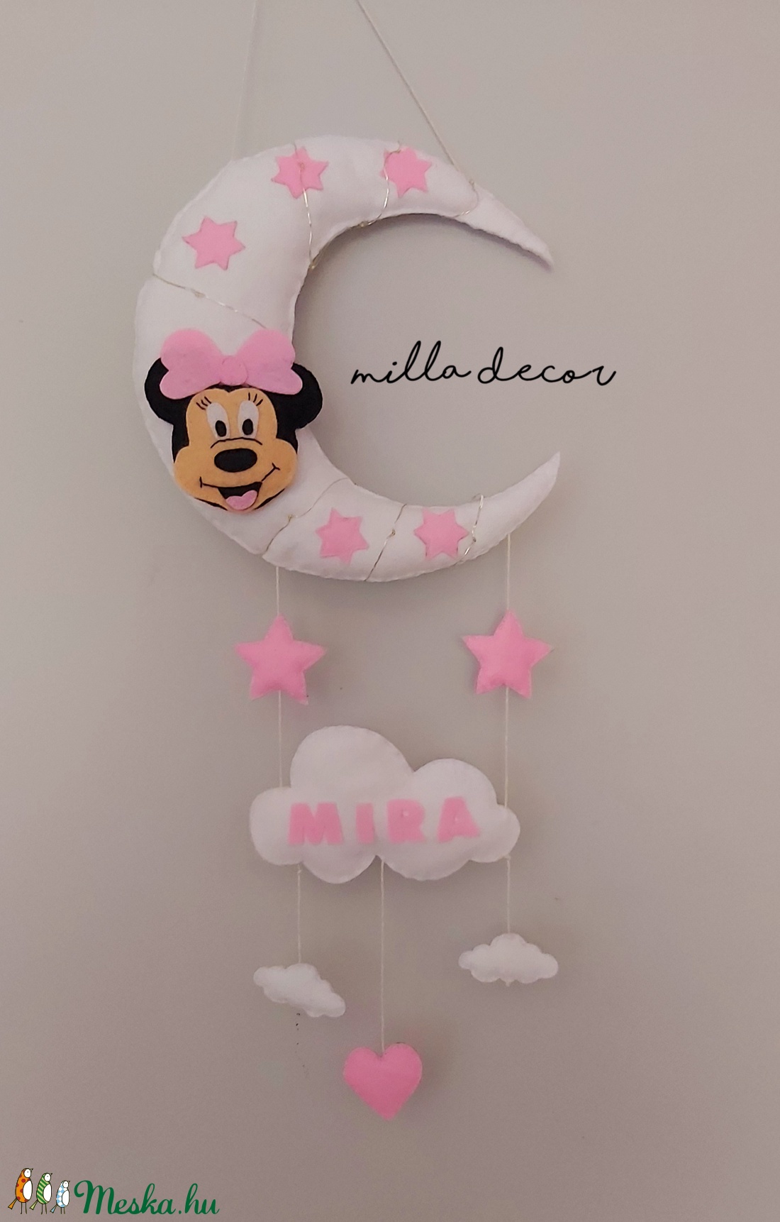 Éjjeli fény babaszoba/ gyerekszoba dekoráció ajtóra vagy falra akasztható névvel és led fénnyel (Minnie és Mickey) - otthon & életmód - lámpa - hangulatlámpa - Meska.hu Éjjeli fény babaszoba/ gyerekszoba dekoráció ajtóra vagy falra akasztható névvel és led fénnyel (Minnie és Mickey) - otthon & életmód - lámpa - hangulatlámpa - Meska.hu