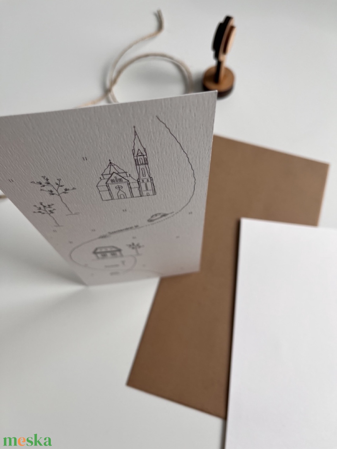Esküvői meghívó egyedi grafikával - esküvő - meghívó & kártya - meghívó - Meska.hu