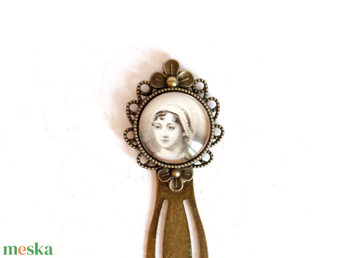 Jane Austen üveglencsés könyvjelző - könyv & zene - könyvjelző - Meska.hu Jane Austen üveglencsés könyvjelző - könyv & zene - könyvjelző - Meska.hu