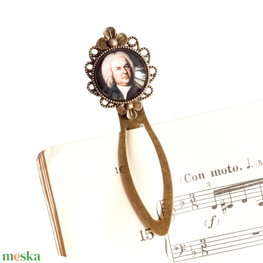 J. S. Bach üveglencsés könyvjelző / kottacsipesz - könyv & zene - könyvjelző - Meska.hu J. S. Bach üveglencsés könyvjelző / kottacsipesz - könyv & zene - könyvjelző - Meska.hu