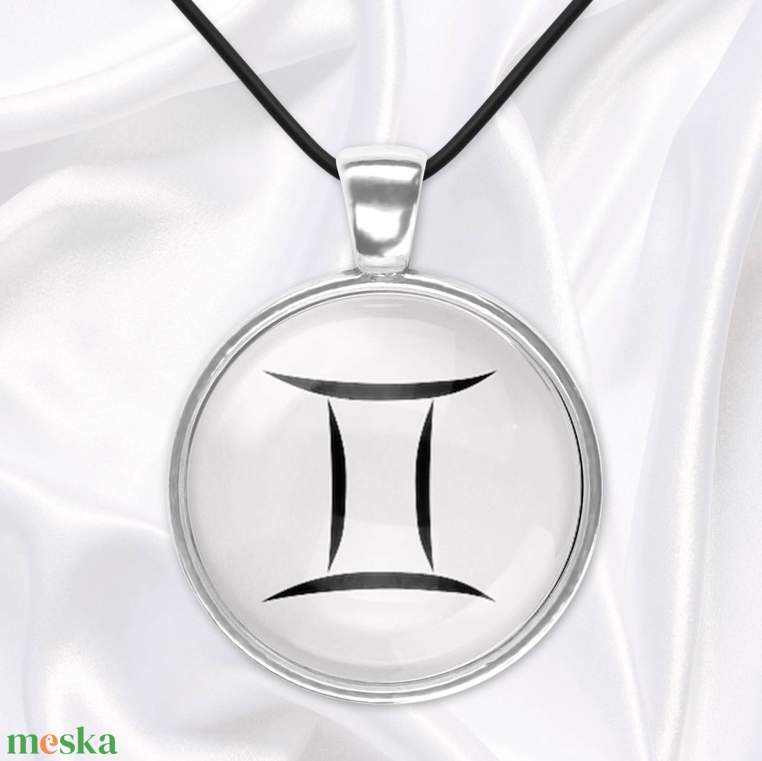 Ikrek csillagjegy - horoszkópos medál - ékszer - nyaklánc - medálos nyaklánc - Meska.hu