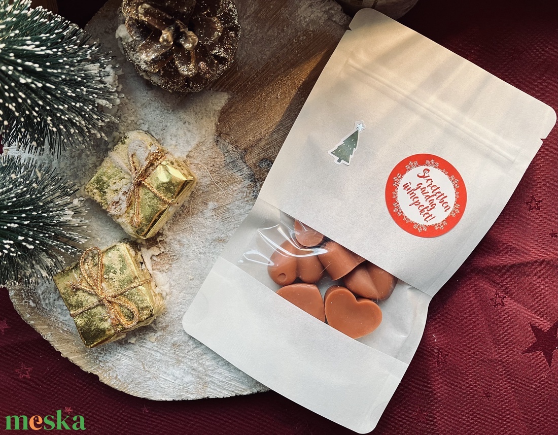 Santa's Bakery illatviasz - szívecske - otthon & életmód - gyertya, illat, aroma - illatviasz - Meska.hu