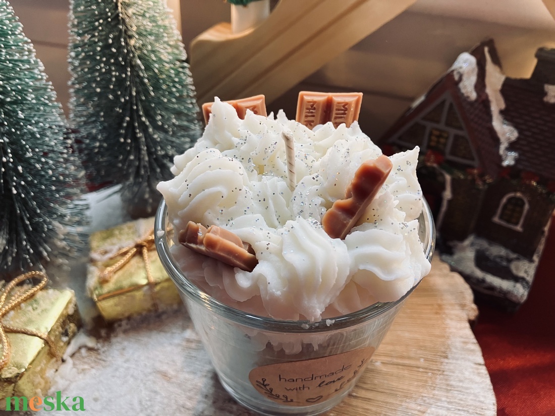 Vaníliás kávé illatgyertya - otthon & életmód - gyertya, illat, aroma - gyertya - Meska.hu