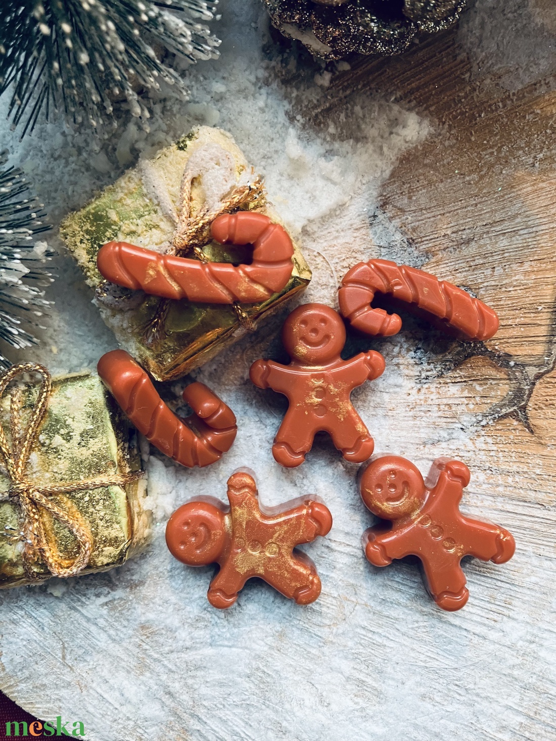 Karácsonyi kézműves illatviaszok - otthon & életmód - gyertya, illat, aroma - illatviasz - Meska.hu