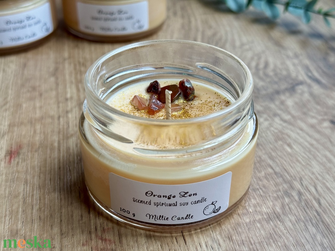 Orange Zen � kézműves szójagyertya - otthon & életmód - gyertya, illat, aroma - gyertya - Meska.hu