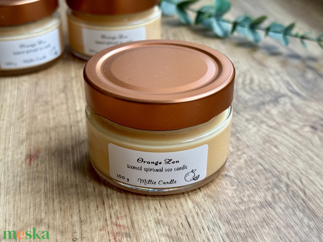Orange Zen � kézműves szójagyertya - otthon & életmód - gyertya, illat, aroma - gyertya - Meska.hu