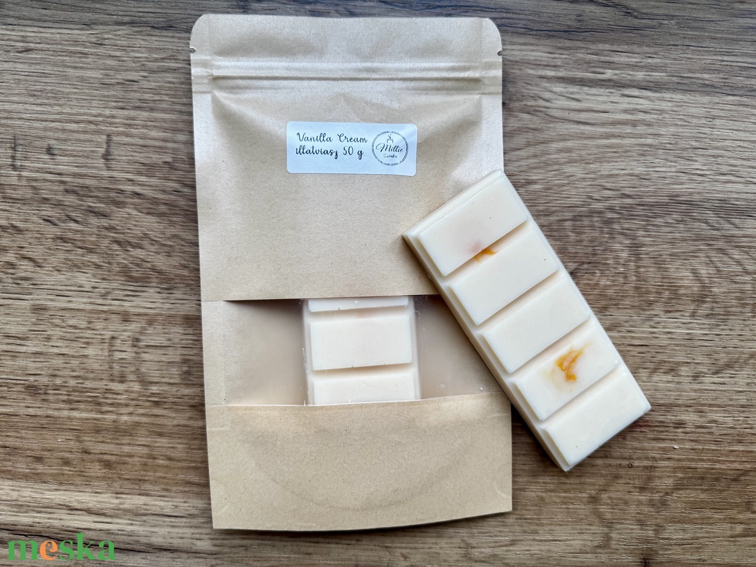 Vanilla Cream - kézműves illatviasz - otthon & életmód - gyertya, illat, aroma - illatviasz - Meska.hu