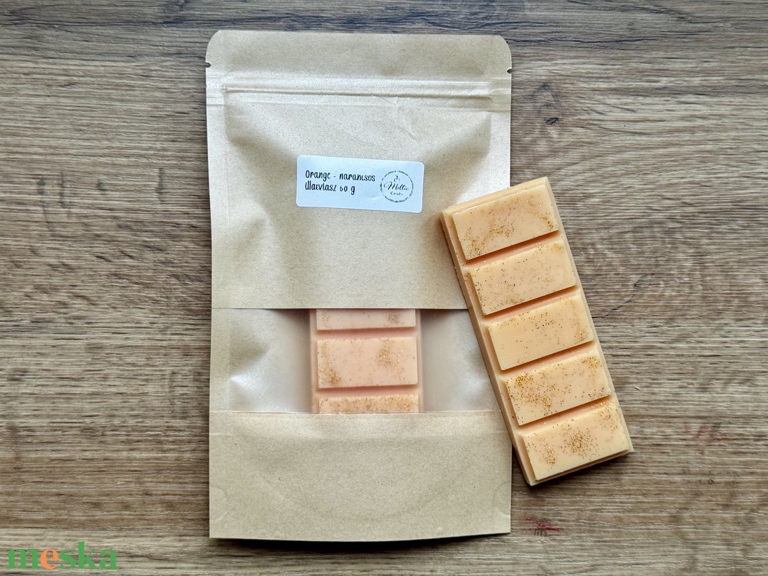 Orange Zen (narancs) - kézműves illatviasz - otthon & életmód - gyertya, illat, aroma - illatviasz - Meska.hu