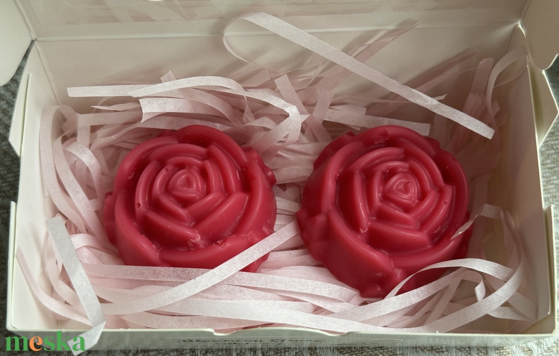 Blooming Grace kézműves illatviasz - díszdobozban - otthon & életmód - gyertya, illat, aroma - illatviasz - Meska.hu