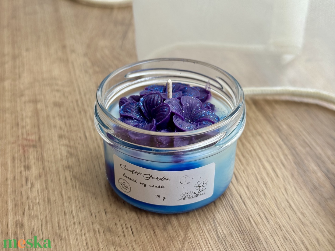 Secret Garden � kézműves szójaviasz illatgyertya - otthon & életmód - gyertya, illat, aroma - gyertya - Meska.hu