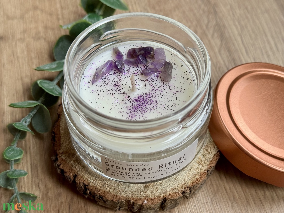 Grounded Ritual - kézműves szójagyertya - otthon & életmód - gyertya, illat, aroma - gyertya - Meska.hu